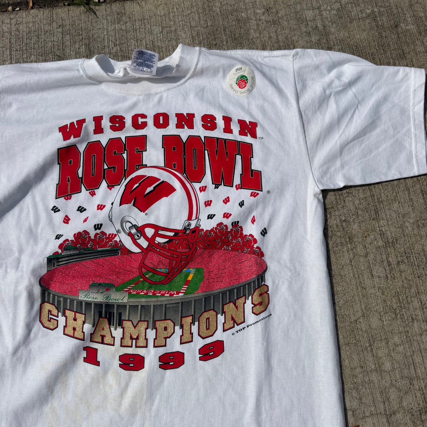 Wisconsin Rose Bowl 1999 T-Shirt (Large) REAL SHOPPER EXCLUSIVE