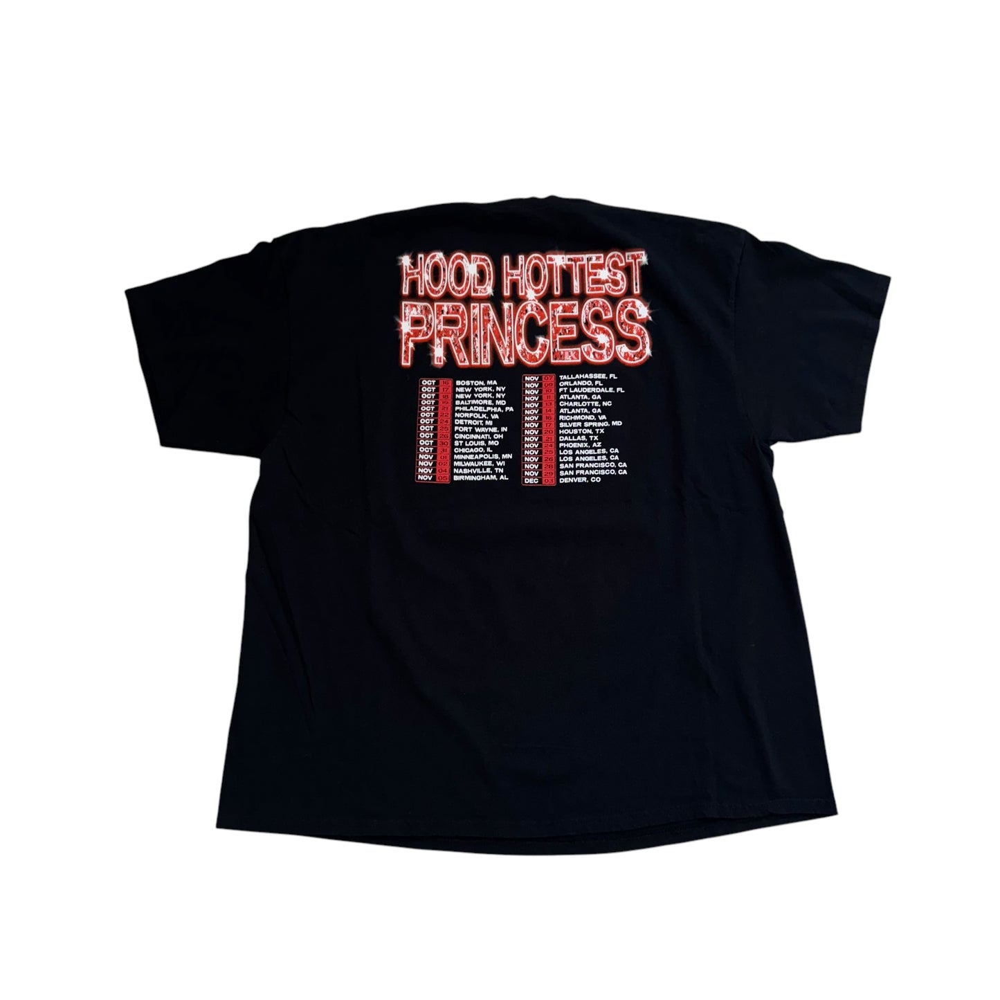 Sexyy Red Hood Hottest Princess Tour T-Shirt (XXL)