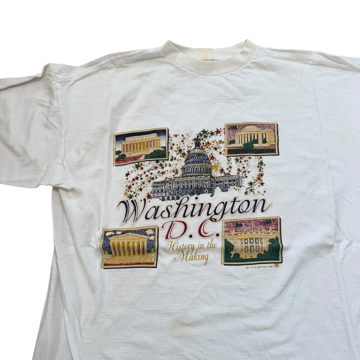 Washington D.C. Tourist T-Shirt 90s (Boxy XL) [ REAL SHOPPER EXCLUSIVE ]