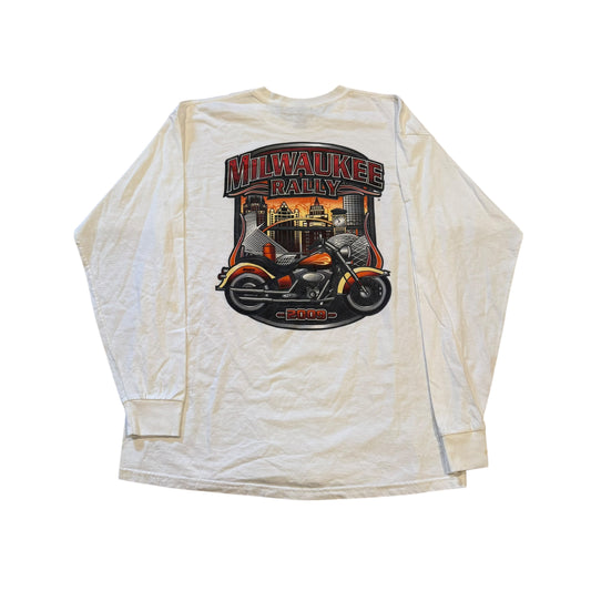 Milwaukee Biker Rally Long Sleeve T-Shirt (XL) [ REAL SHOPPER EXCLUSIVE ]