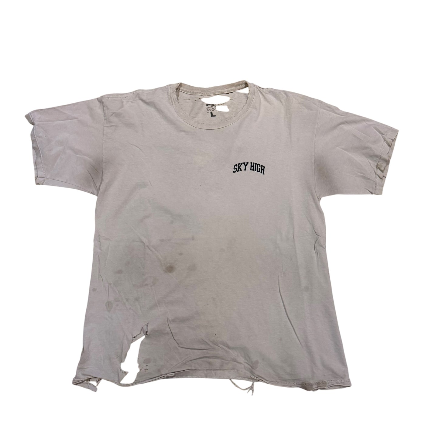 Sky High Thrashed T-Shirt (XL) PERSONALS COLLECTION