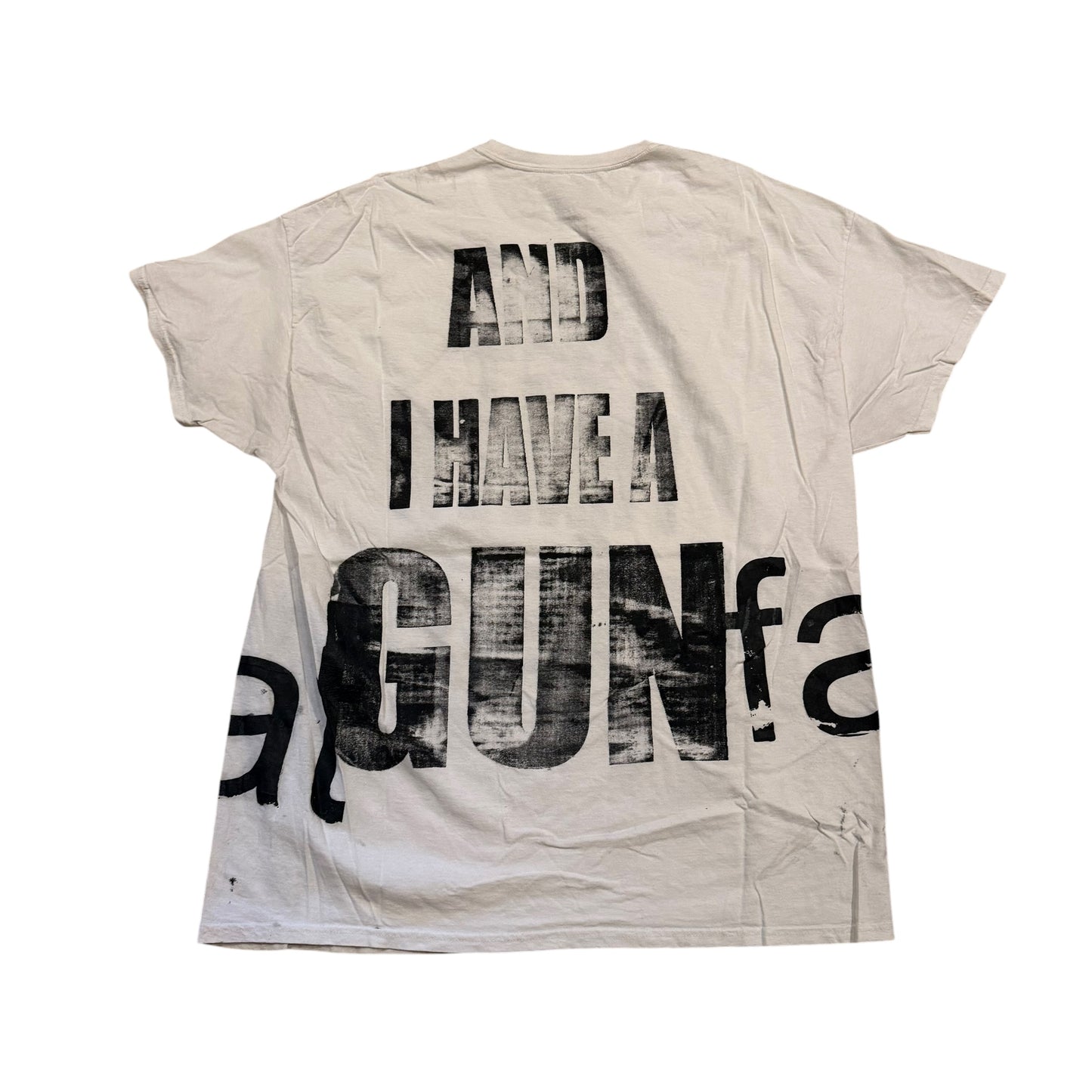 Fat And I Have A Gun Studio T-Shirt (XXL) PERSONALS COLLECTION
