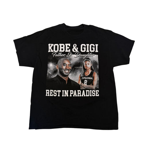 Kobe & Gigi Rest In Paradise T-Shirt (XL) PERSONALS COLLECTION
