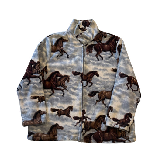 Horses In The Clouds All Over Print Fleece (XXL)