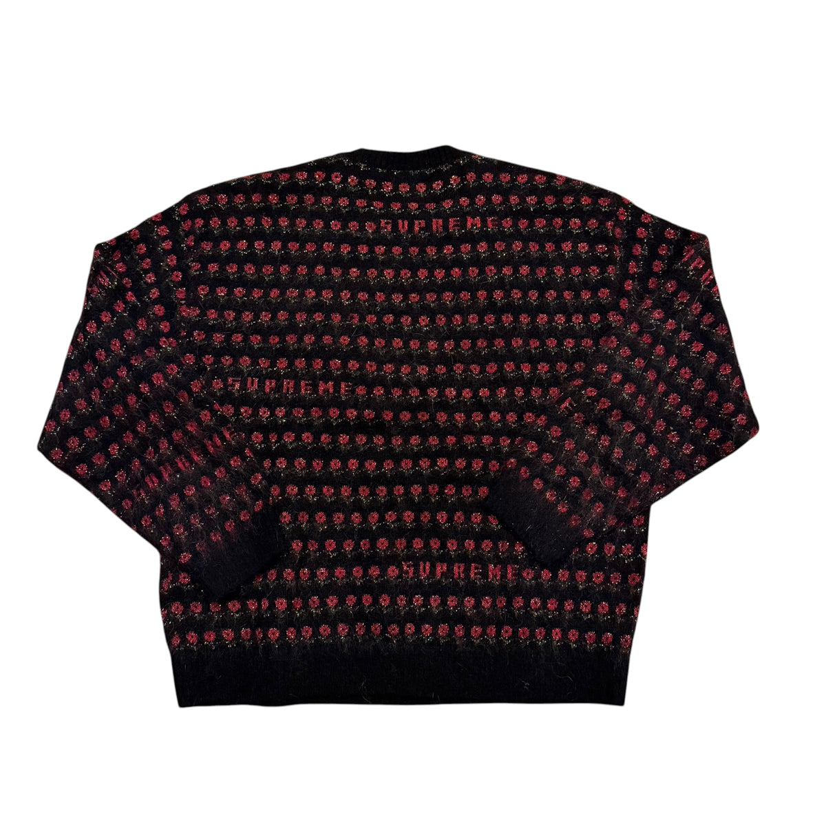 Supreme Metallic Flowers Sweater (XL) PERSONALS COLLECTION