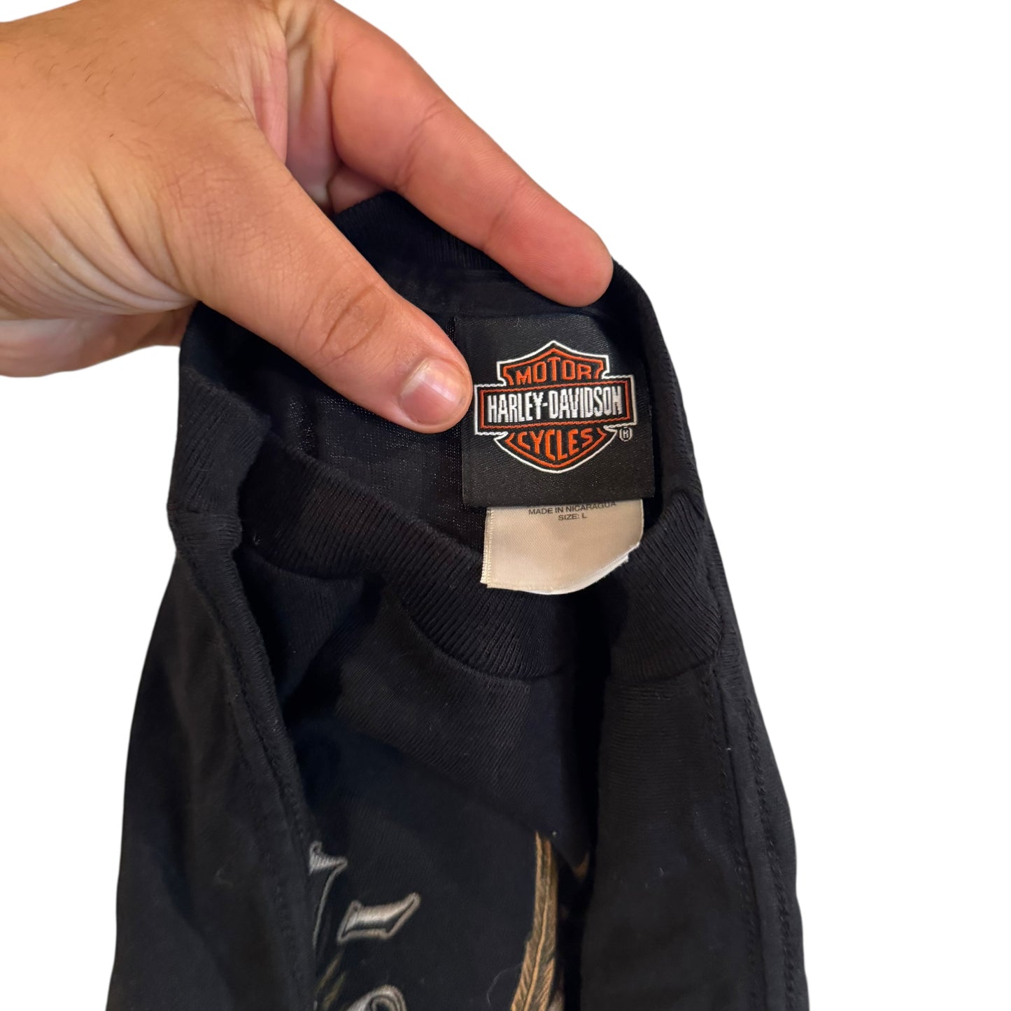 Harley Davidson Live Free Eagle T-Shirt 2009 (Large)