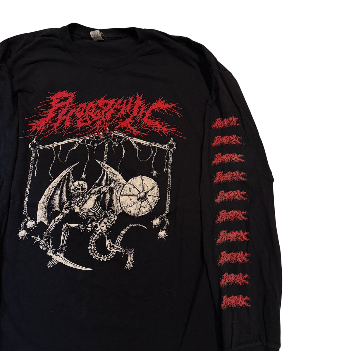 Phobophilic Divine Punishment Over North America Long Sleeve T-Shirt (XXL)  PERSONALS COLLECTION