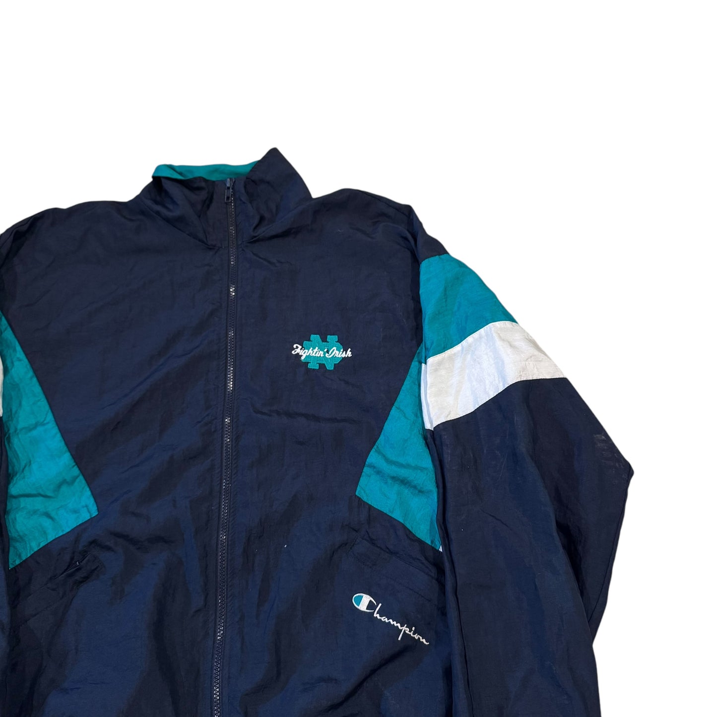 Notre Dame Champion Windbreaker 90s (Large) [ REAL SHOPPER EXCLUSIVE ]