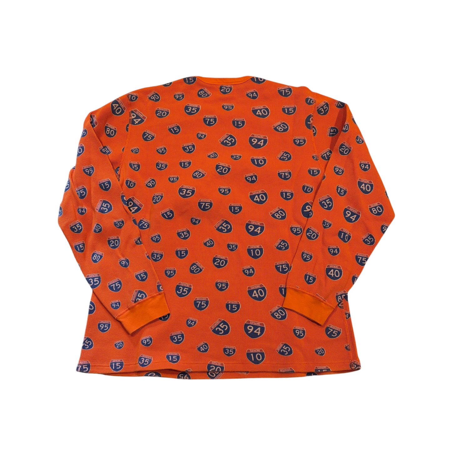 Supreme Interstate Thermal Long Sleeve T-Shirt (XL) PERSONALS COLLECTION