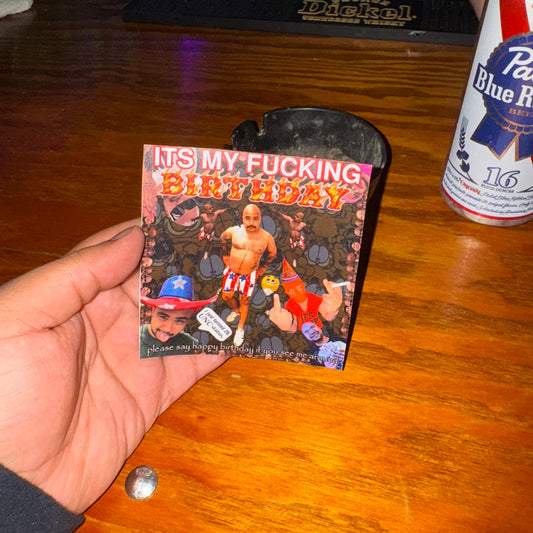 BIRTHDAY STICKER 3 PACK.