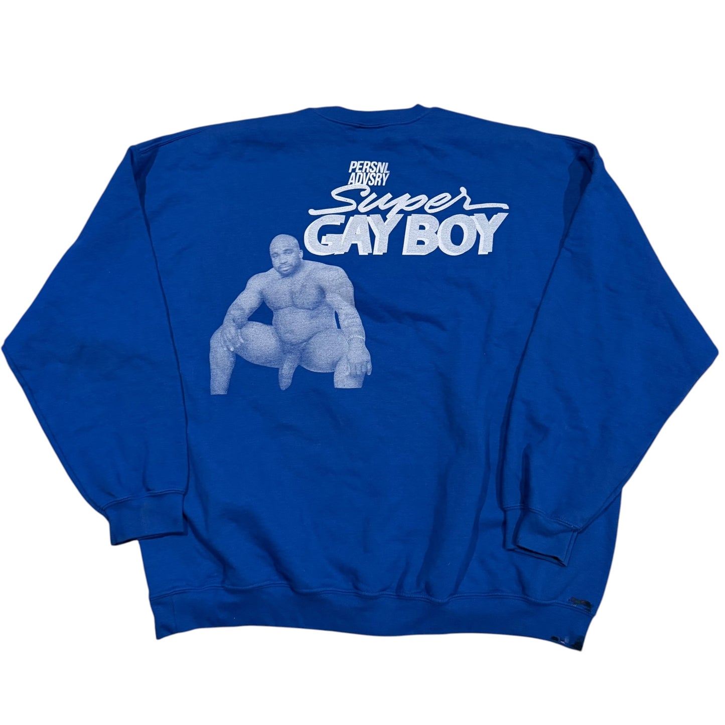 Super Gay Boy Crewneck (XXXL) PERSONALS COLLECTION