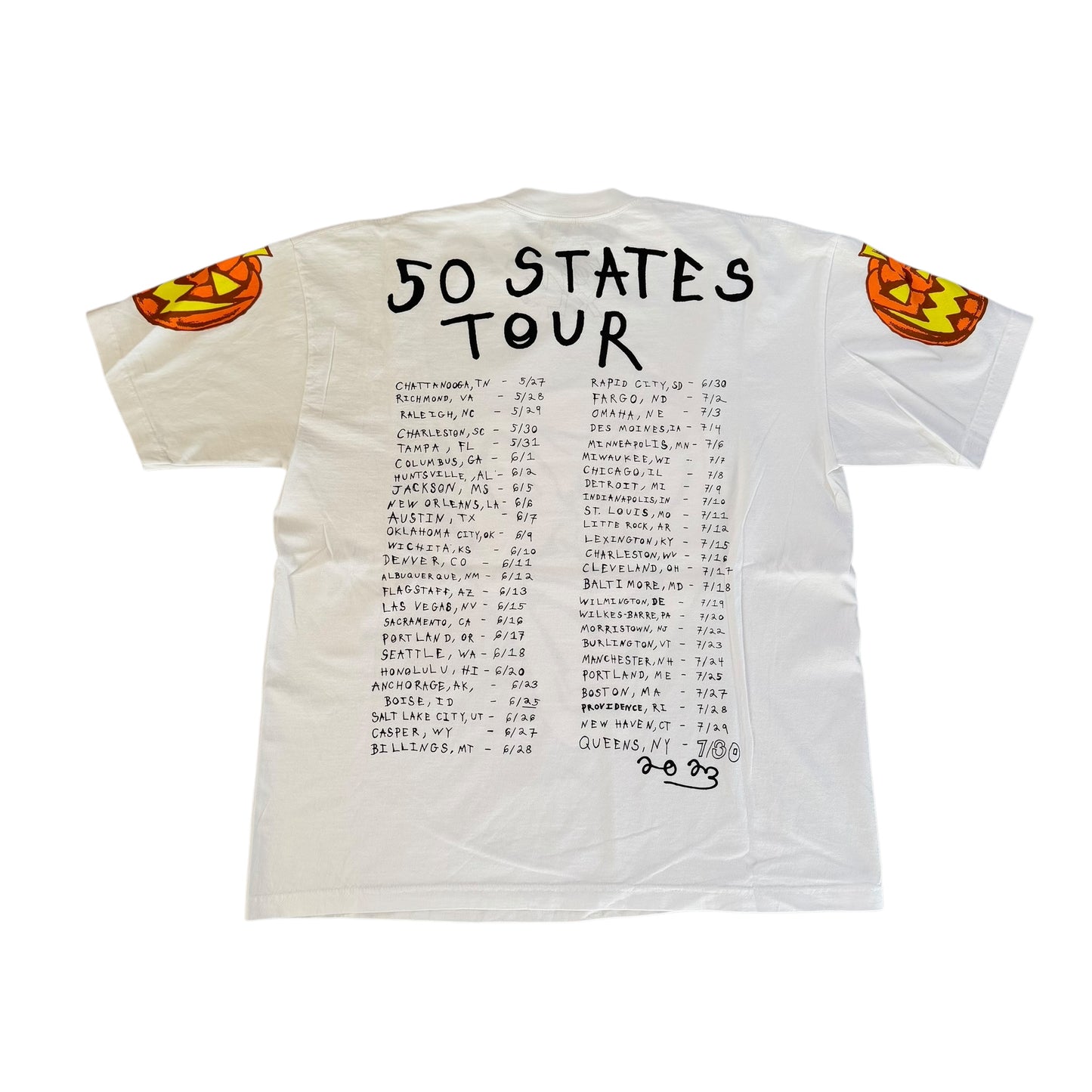 Asspizza 50 States Tour T-Shirt BRAND NEW (XXL) PERSONALS COLLECTION