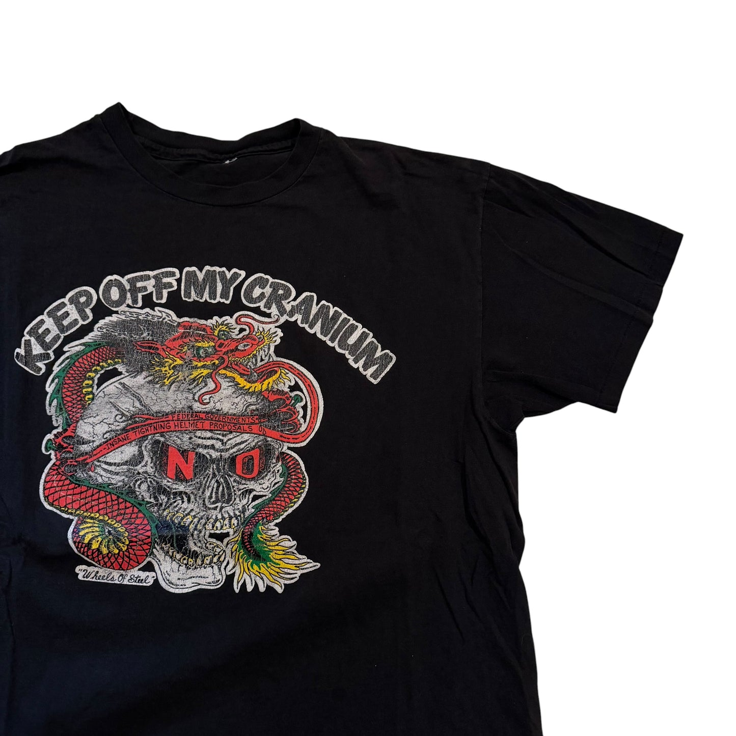 Keep Of My Cranium Biker T-Shirt 90s (XL) PERSONALS COLLECTION