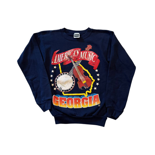America’s Music Georgia Crewneck 90s (Medium) [REAL SHOPPER EXCLUSIVE ]