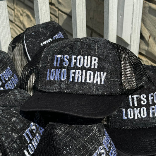 Four Loko Friday x Crusty Wizard Boro Trucker Hat