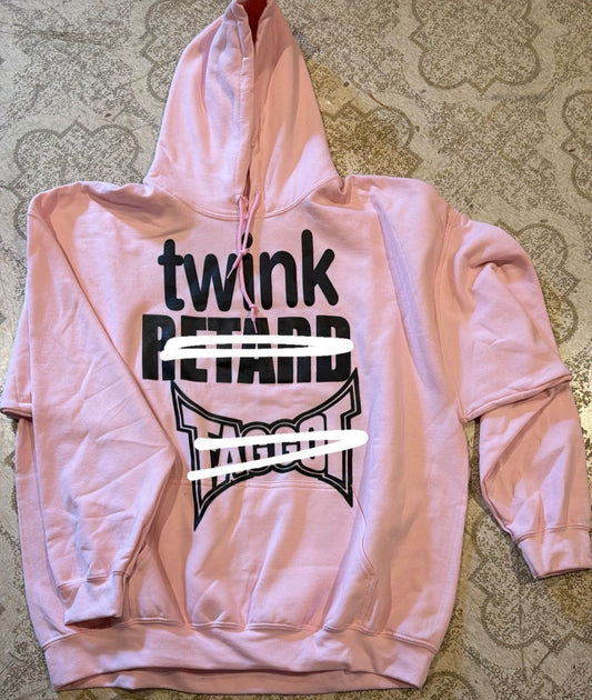 Twink Retard Faggot Hoodie (XXL)