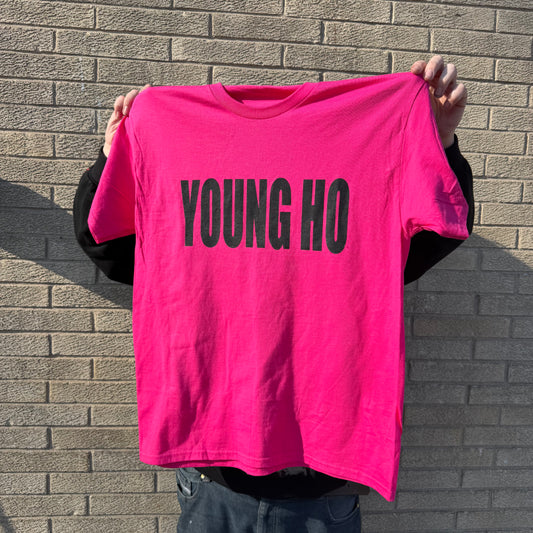 YOUNG HO AND I HAVE A GUN T-Shirt Hot Gurl Pink