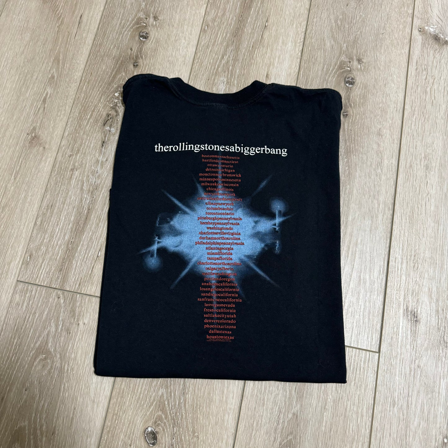 The Rolling Stones A Bigger Bang Tour T-Shirt 2005 (Large)
