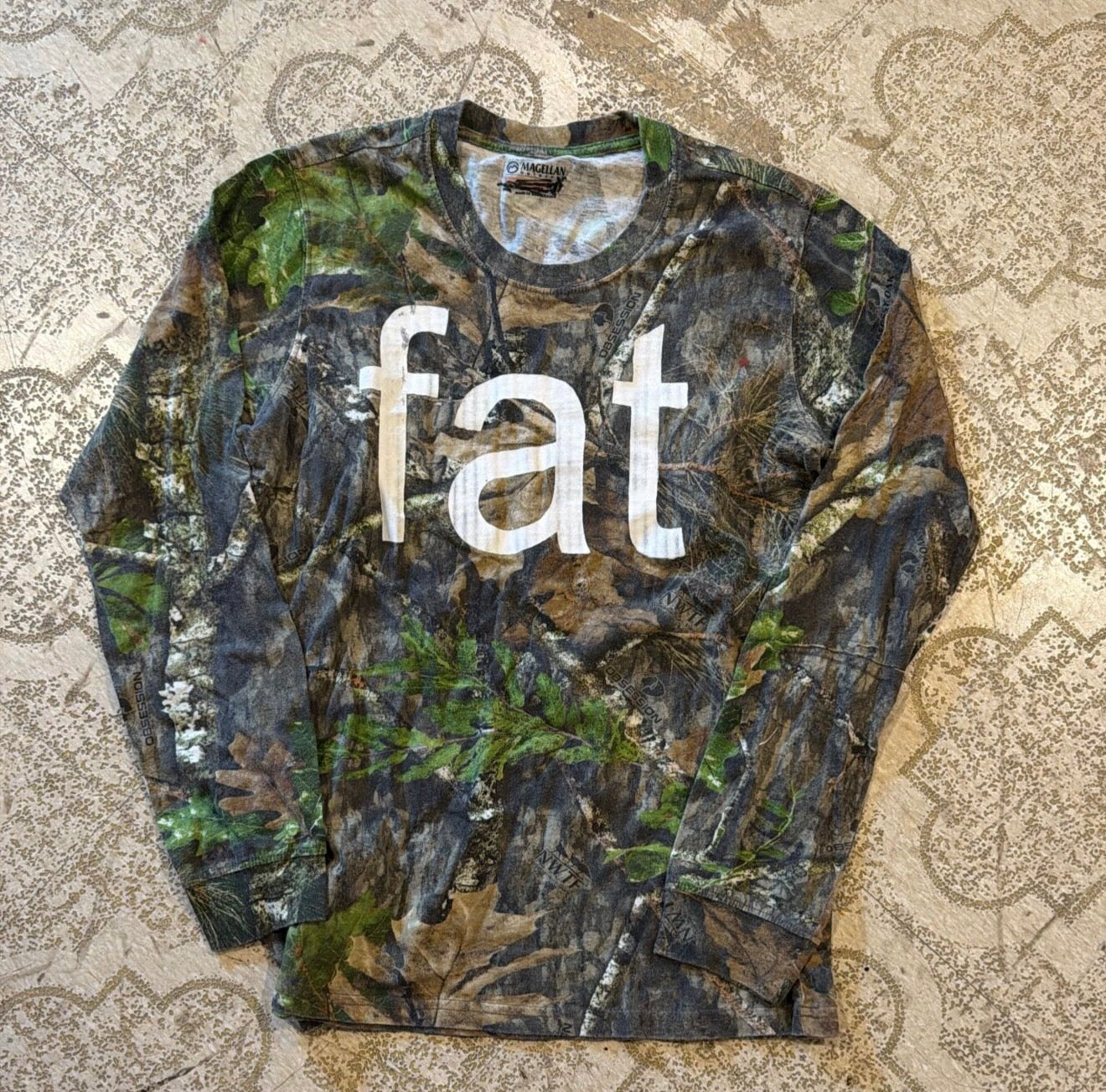 Fat Long Sleeve T-Shirt (Small)