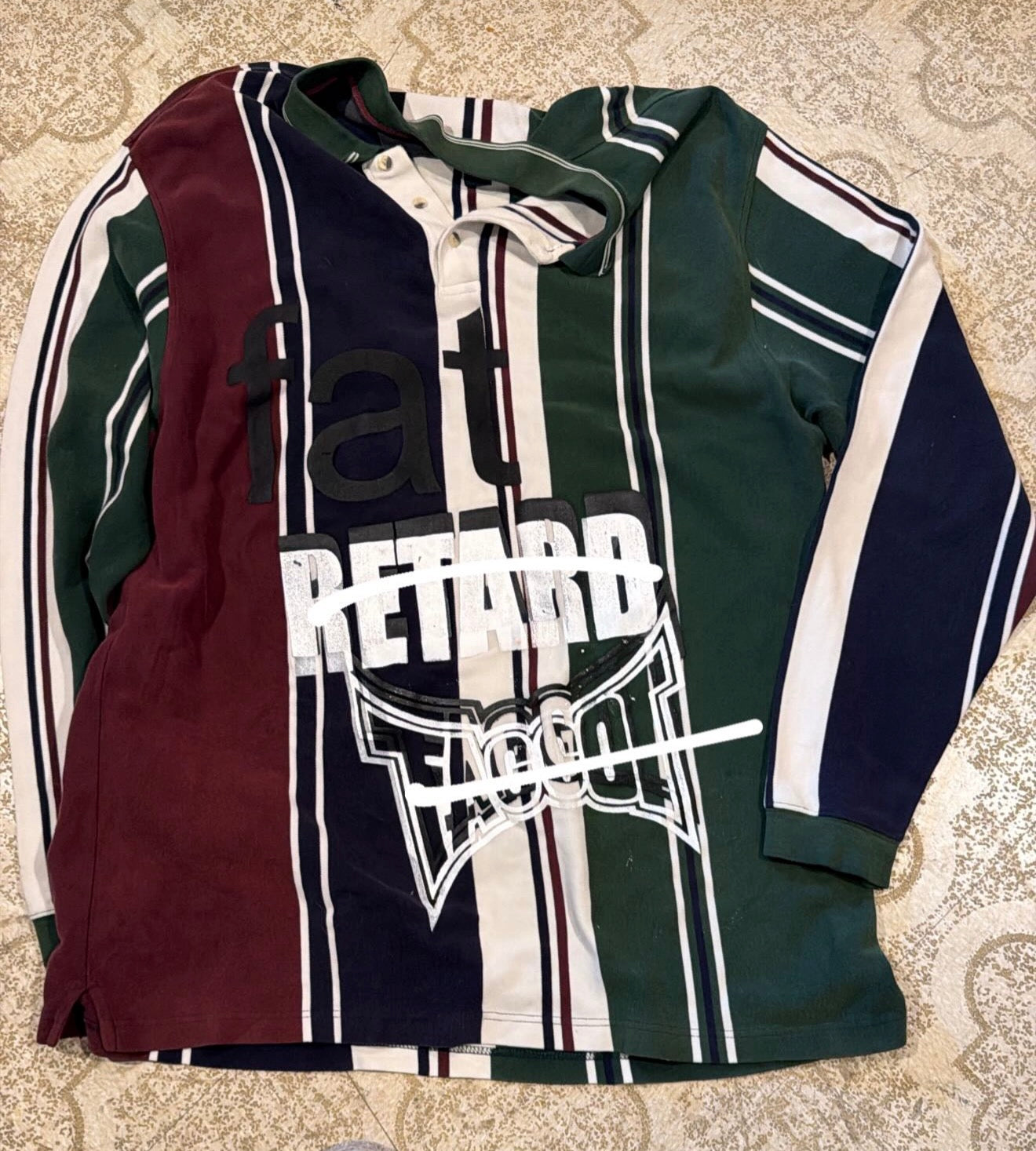 Fat Retard Faggot Polo (XXL)