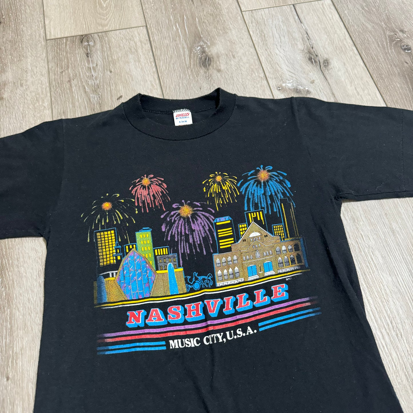 Nashville Sky Line T-Shirt 80s (Small)