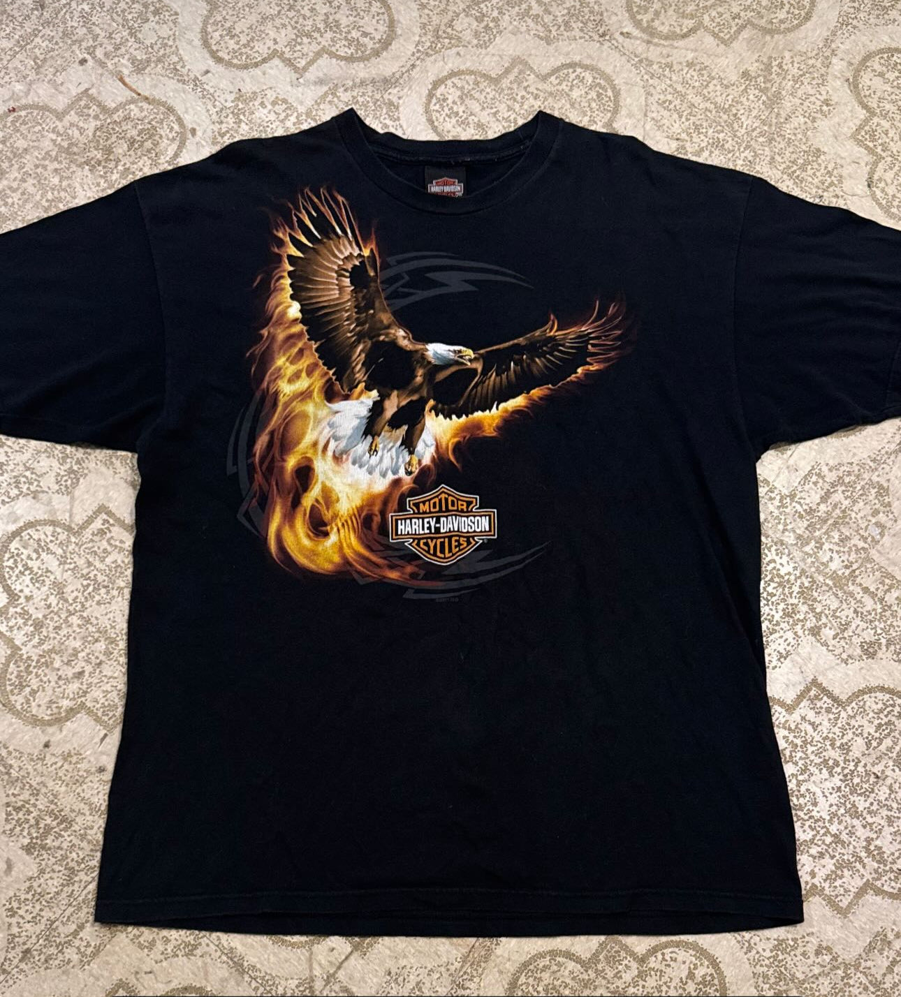 Harley Flame Eagle Shirt (XL)