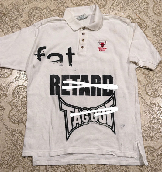 Fat Retard Faggot And I Have A Gun 1/1 Polo T-Shirt (Medium)