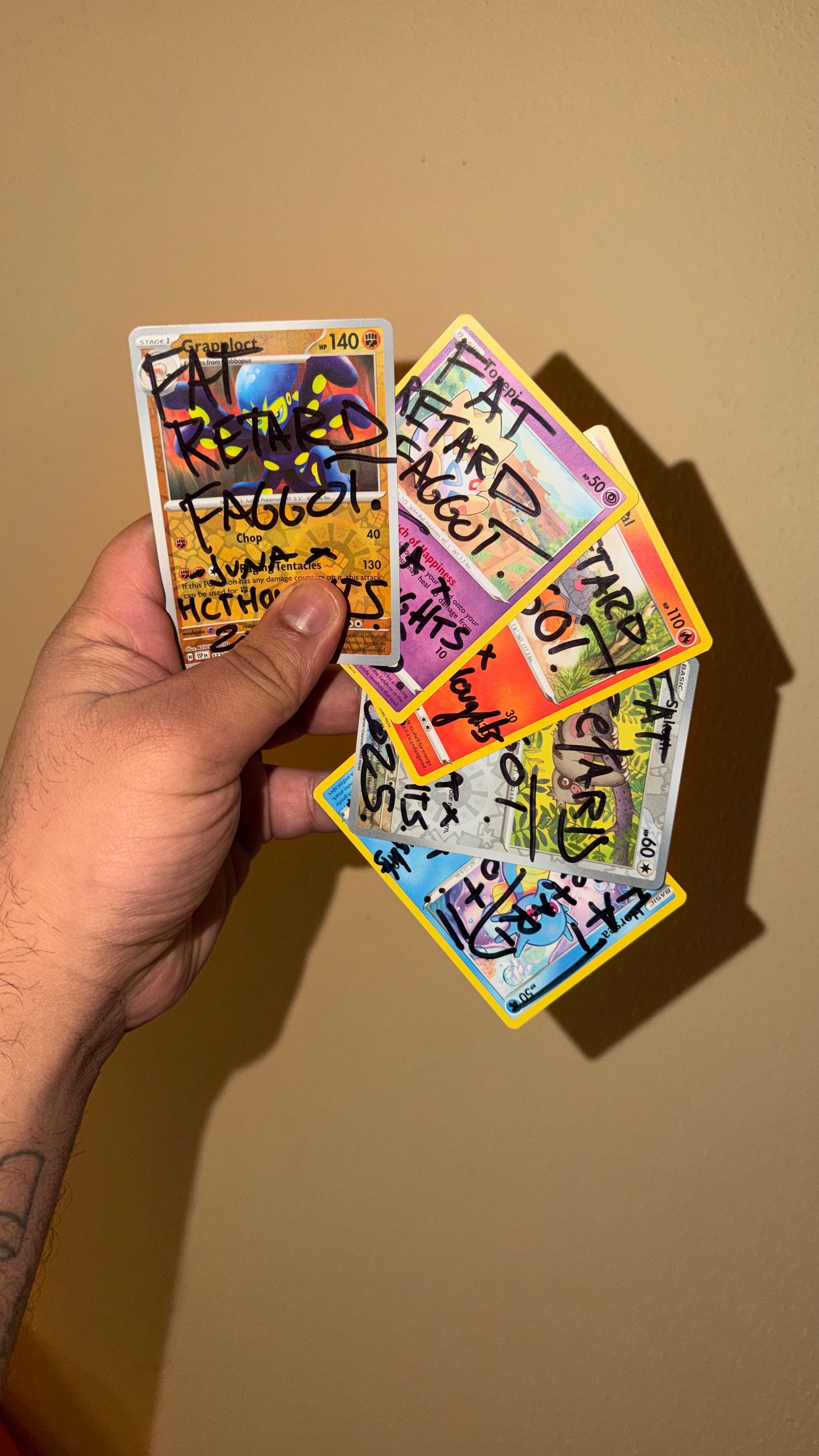 Fat Retard Faggot Cards