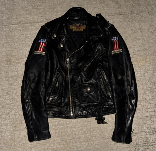 Harley Davidson Leather Jacket (Small)