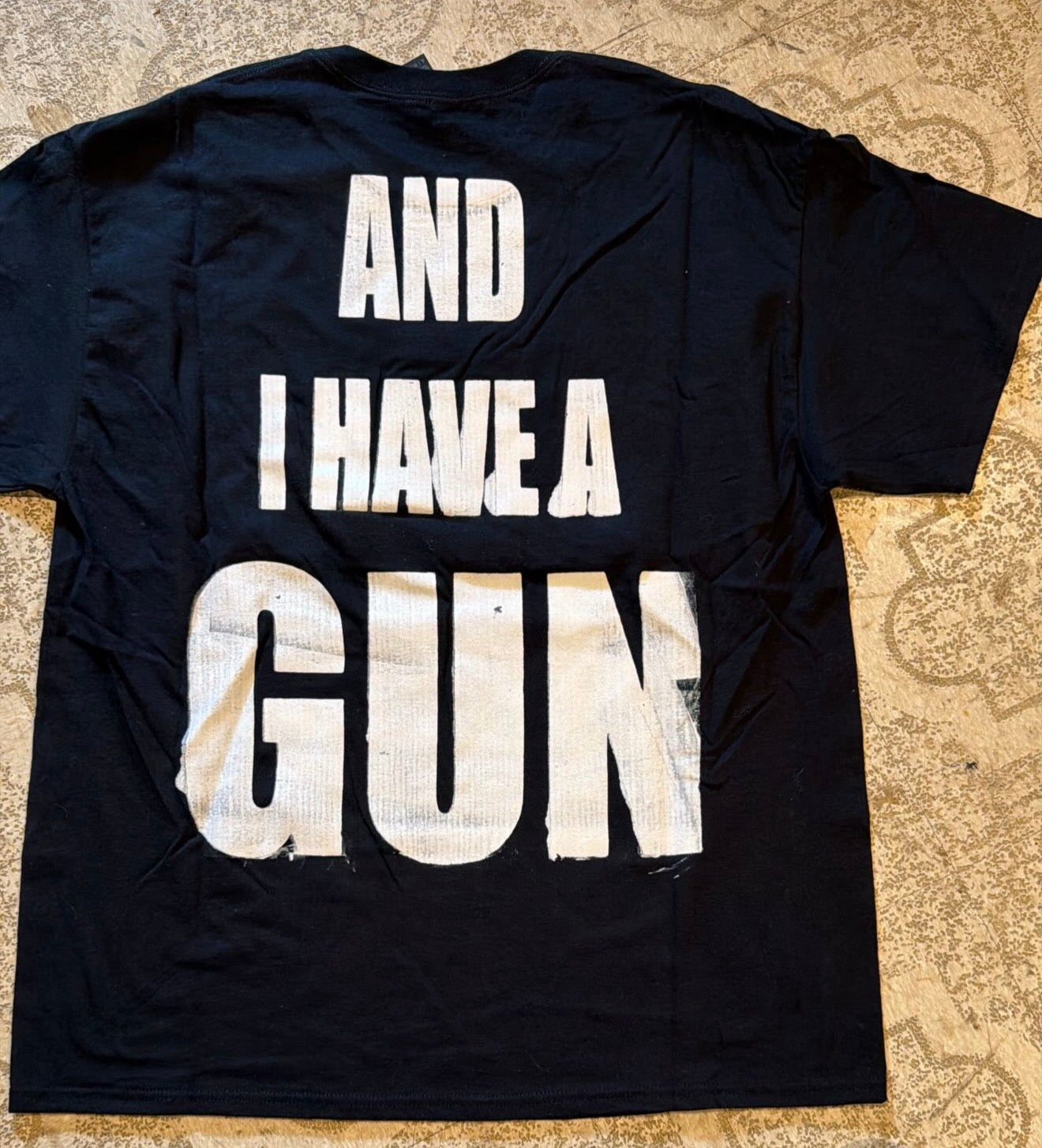 Retard Faggot And I Have A Gun T-Shirt (XL)
