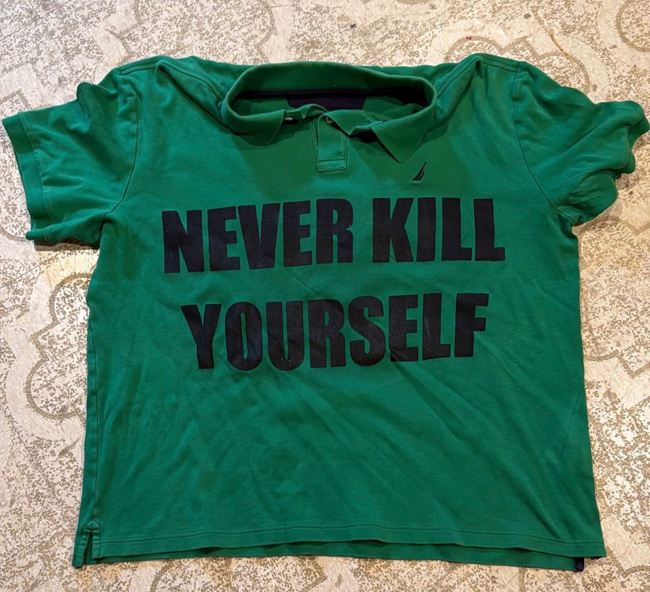 Never Kill Yourself Polo T-Shirt (XL)