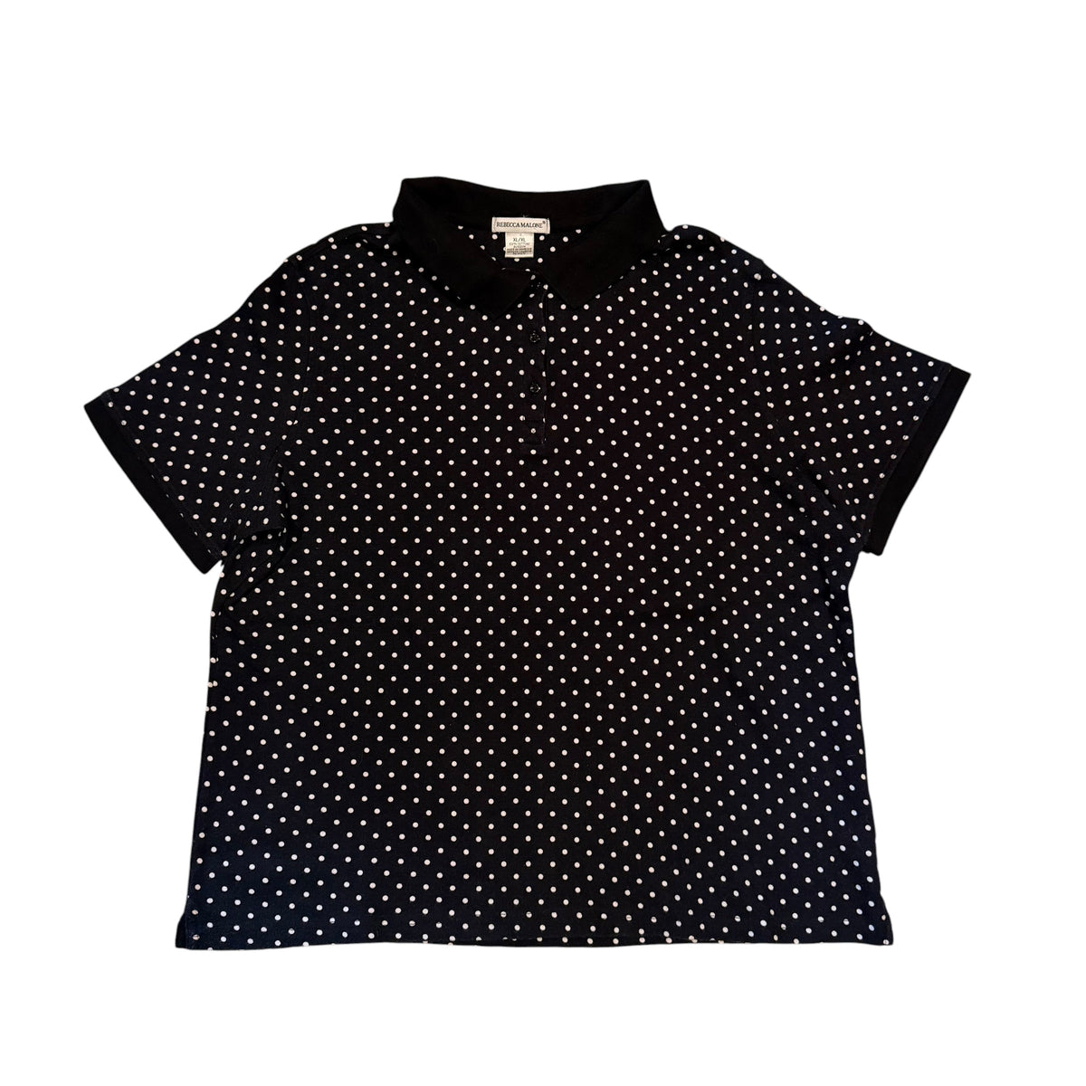 Polka Dot Polo T-Shirt (Boxy XL) PERSONALS COLLECTION