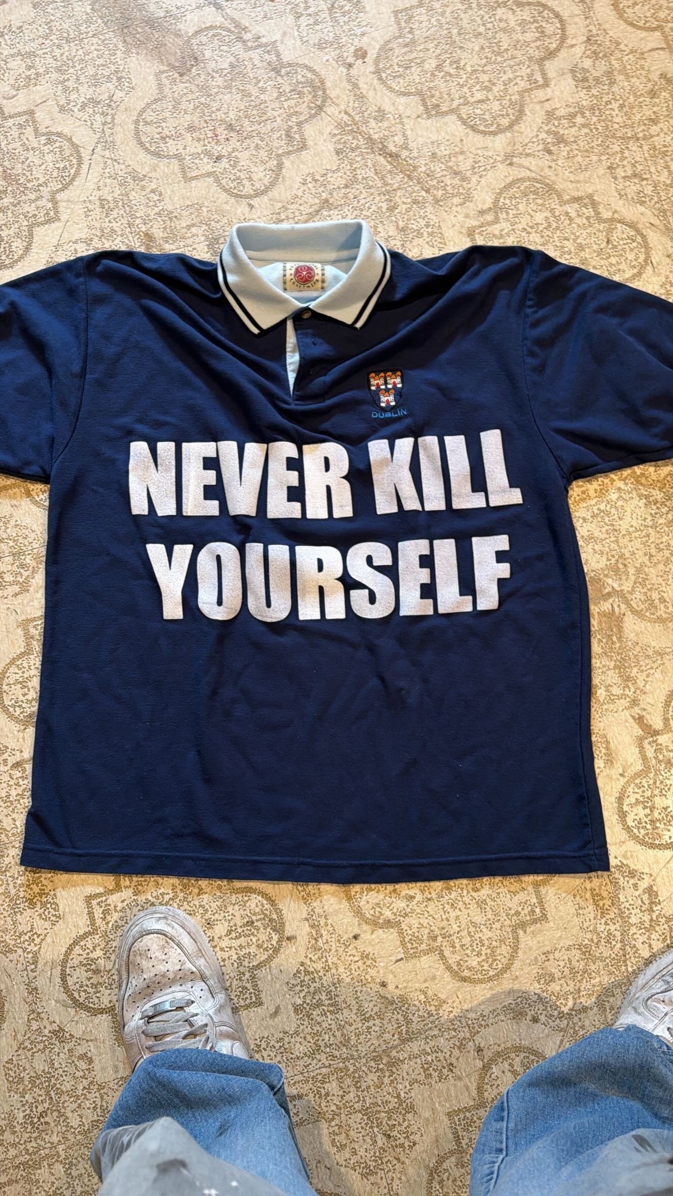 Never Kill Yourself Polo T-Shirt (XL)