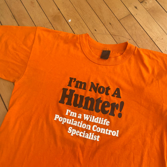 I’m Not A Hunter! T-Shirt 80s (XL)